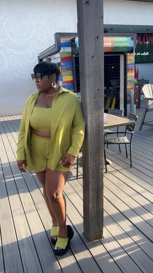 The “Not Your Average” Linen Short Set