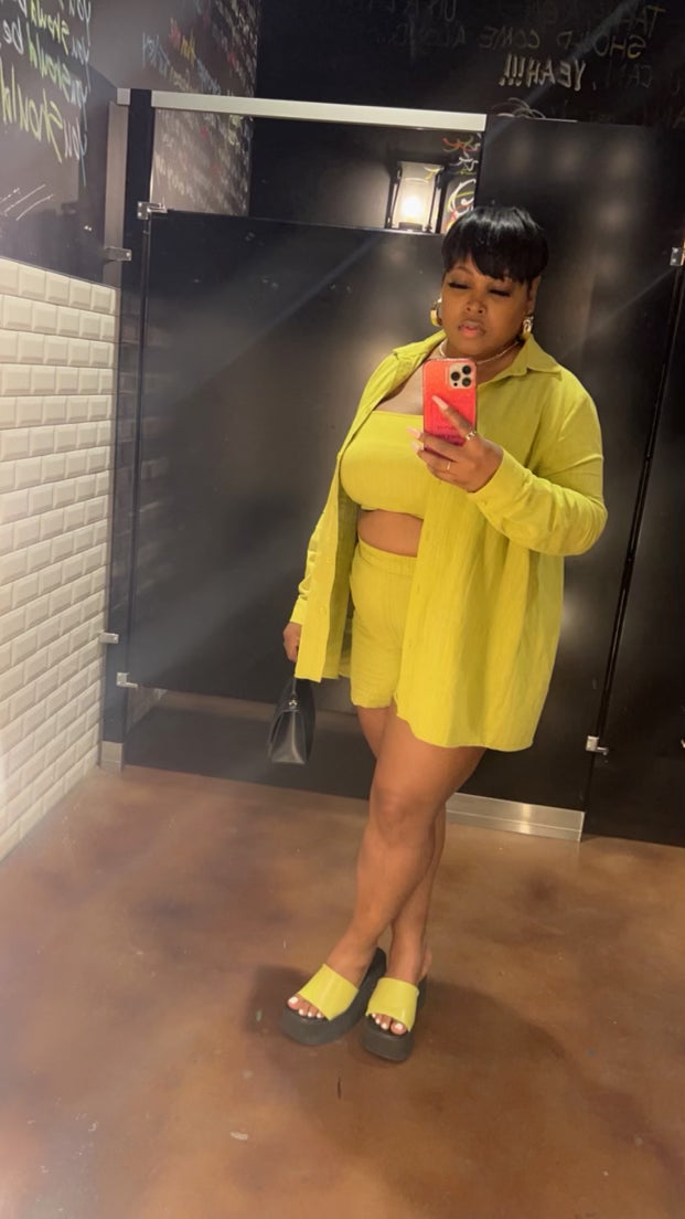 The “Not Your Average” Linen Short Set